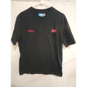Keith Haring x Shoe Palace T-Shirt Large Black Heart Pocket Back Graphic Cotton